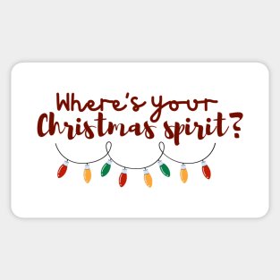 Fun Christmas Spirit Apparel Sticker